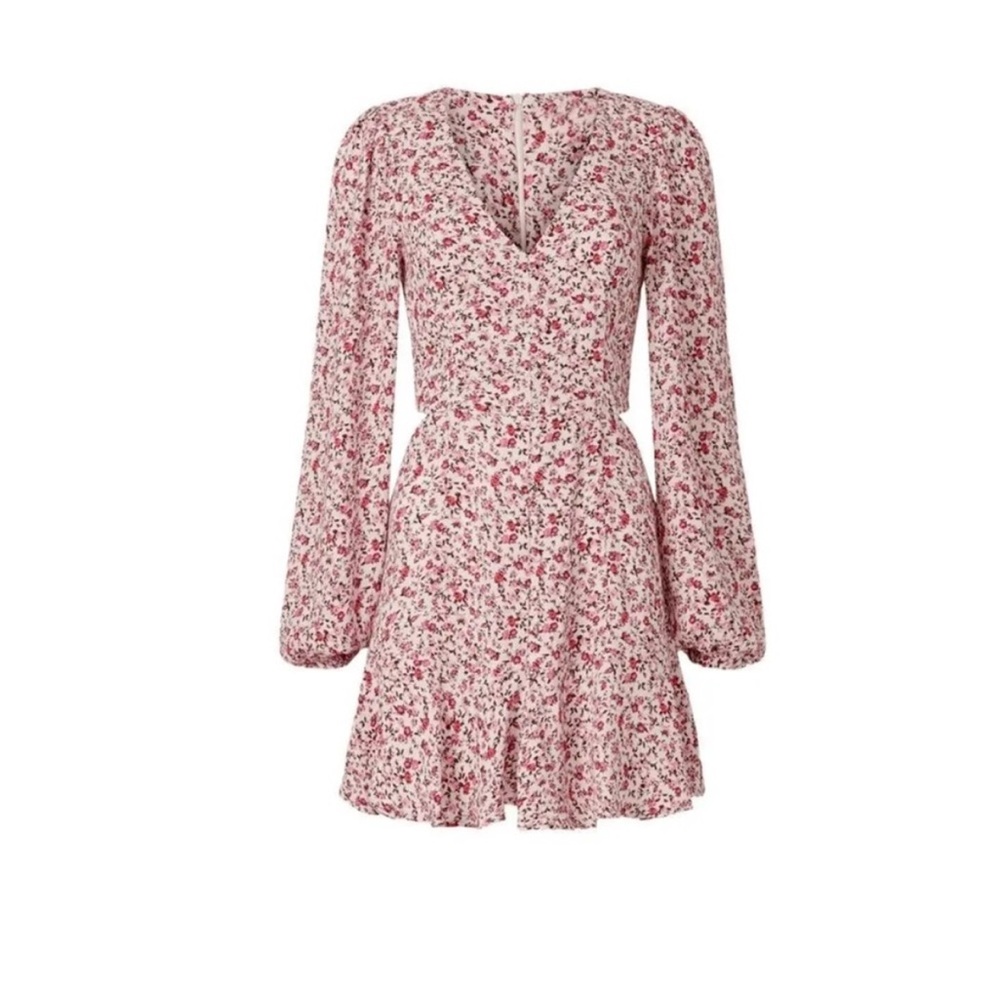 AFRM Pink and White Floral Dress